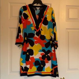 Short geometric print dress